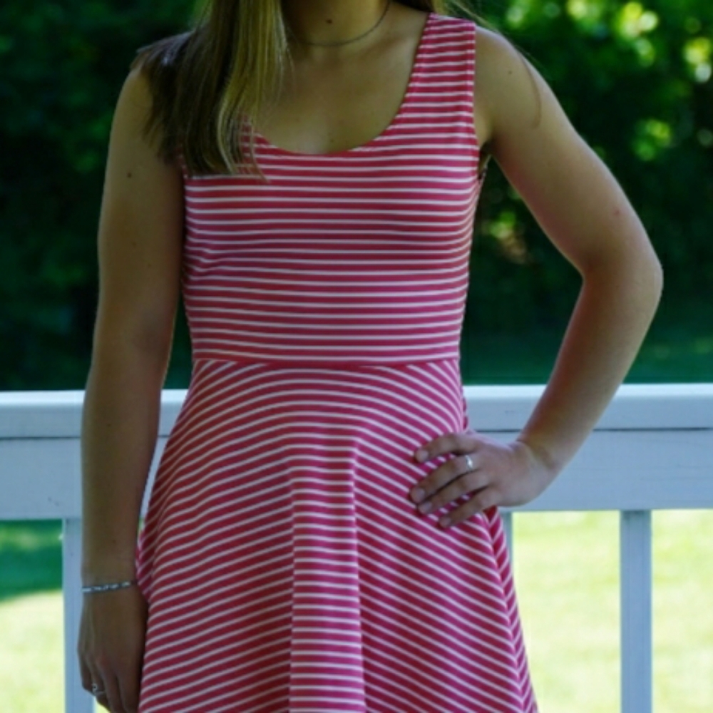 Stripped Dress - Picture 1 of 3